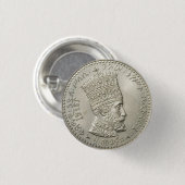 Haile Selassie - Jah - Messiah - Rastafari Button (Voorkant /achterkant)