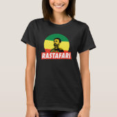 Haile Selassie Jah Rastafari Emperor Rasta Shirt (Voorkant)