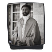 Haile Selassie - Jah Rastafari - Emperor Rucksack Rugtassen (Voorkant)