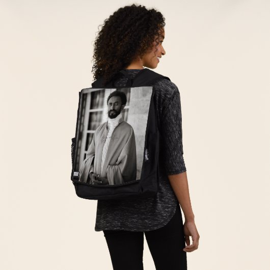 Haile Selassie - Jah Rastafari - Emperor Rucksack Rugtassen (Gedragen)