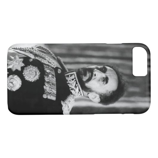 Haile Selassie - Jah Rastafari - iPhone Case (Achterkant (Horizontaal))