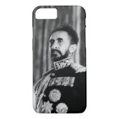 Haile Selassie - Jah Rastafari - iPhone Case (Achterkant)