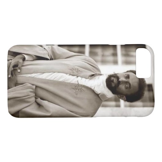 Haile Selassie - Jah Rastafari - iPhone Case (Achterkant (Horizontaal))