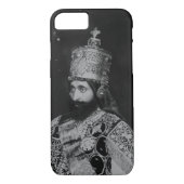 Haile Selassie - Jah Rastafari - iPhone Case (Achterkant)