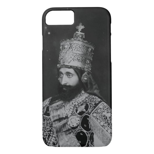 Haile Selassie - Jah Rastafari - iPhone Case (Achterkant)