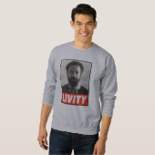 Haile Selassie Jah Rastafari Livity Love Sweater (Voorkant volledig)