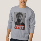 Haile Selassie Jah Rastafari Livity Love Sweater (Voorkant)