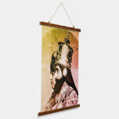 Haile Selassie Jah Rastafari Rasta Reggae Roots   Hangend Wandkleed (Gebogen)