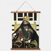 Haile Selassie Jah Rastafari Rasta Reggae Roots Hangend Wandkleed (Voorkant)