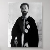 Haile Selassie Jah Rastafari Rasta Reggae Roots   Poster (Voorkant)