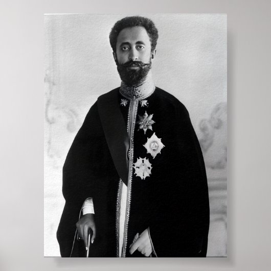 Haile Selassie Jah Rastafari Rasta Reggae Roots   Poster (Voorkant)