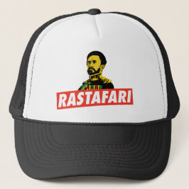 Haile Selassie - Jah Rastafari - Reggae Cap Trucker Pet