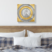 Haile Selassie Jah Rastafari Reggae Rasta Roots  Canvas Afdruk (Insitu (Slaapkamer))