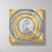 Haile Selassie Jah Rastafari Reggae Rasta Roots Canvas Afdruk (Voorkant)