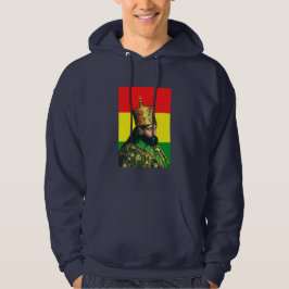 Haile Selassie Jah Rastafari Reggae Rasta Roots  Hoodie