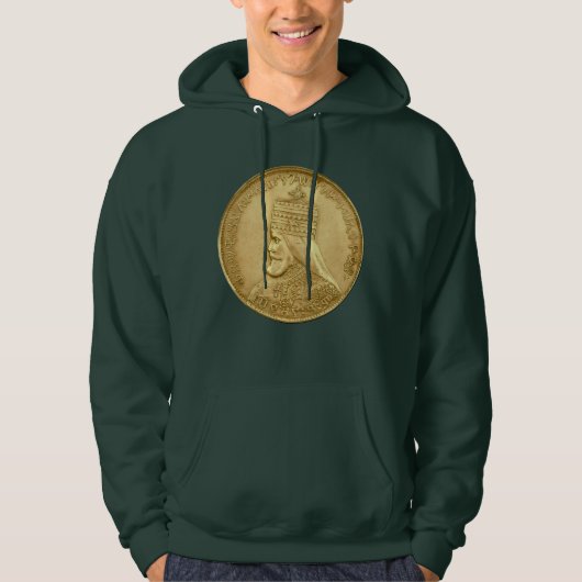 Haile Selassie Jah Rastafari Reggae Rasta Roots  Hoodie (Voorkant)