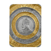 Haile Selassie Jah Rastafari Reggae Rasta Roots  Magneet (Verticaal)