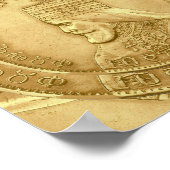 Haile Selassie Jah Rastafari Reggae Rasta Roots Poster (Hoek)