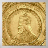 Haile Selassie Jah Rastafari Reggae Rasta Roots  Poster (Voorkant)