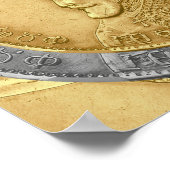 Haile Selassie Jah Rastafari Reggae Rasta Roots  Poster (Hoek)