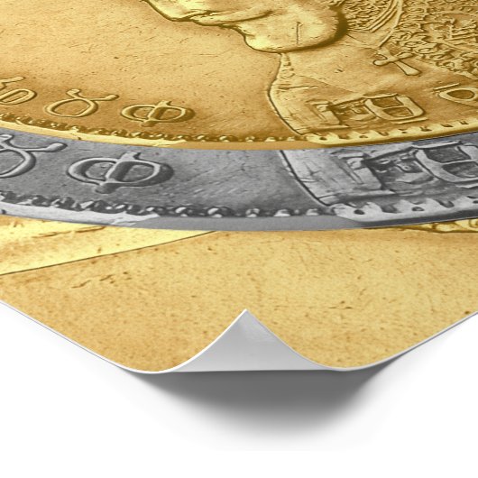 Haile Selassie Jah Rastafari Reggae Rasta Roots  Poster (Hoek)