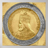 Haile Selassie Jah Rastafari Reggae Rasta Roots  Poster (Voorkant)