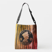 Haile Selassie - Jah Rastafari - Reggae Roots Bag Crossbody Tas (Achterkant)
