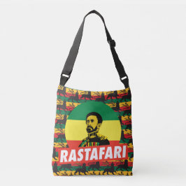 Haile Selassie - Jah Rastafari - Reggae Roots Bag Crossbody Tas