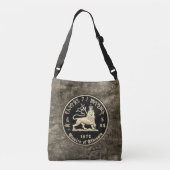 Haile Selassie - Jah Rastafari - Reggae Roots Bag Crossbody Tas (Achterkant)
