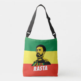 Haile Selassie - Jah Rastafari - Reggae Roots Bag Crossbody Tas