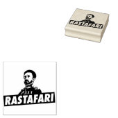 Haile Selassie - Jah Rastafari - Royal Rasta Stamp Rubberstempel (Gestempeld)