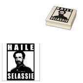 Haile Selassie Jah Rastafari Royal Roots Stamp Rubberstempel (Gestempeld)
