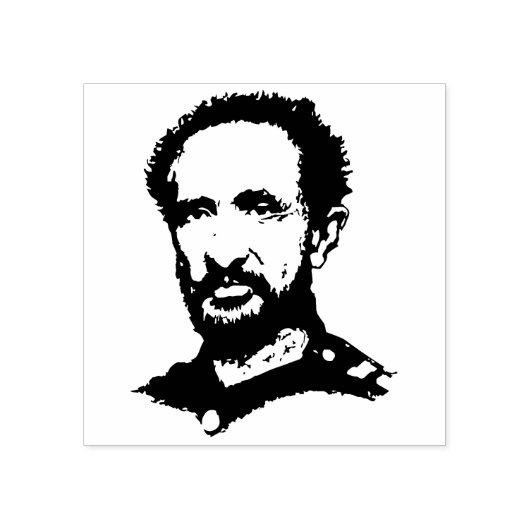 Haile Selassie Jah Royal Emperor Ethiopia Stamp Rubberstempel (Afrduk)