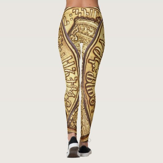 Haile Selassie - Judah - Rasta Power Yoga Leggings (Achterkant)