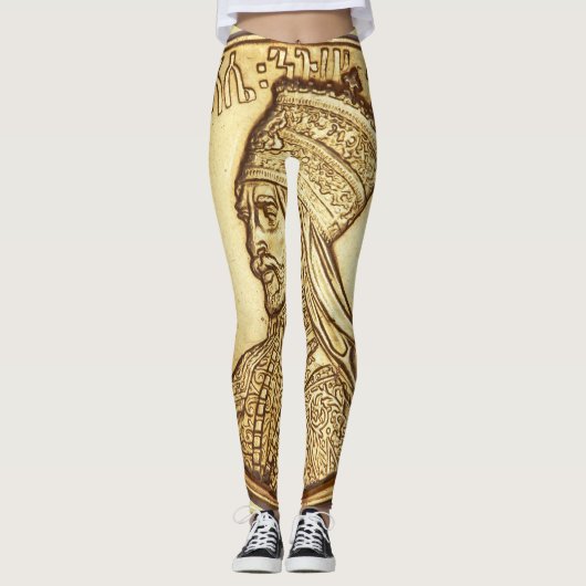 Haile Selassie - Judah - Rasta Power Yoga Leggings (Voorkant)