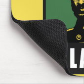 Haile Selassie Keizer - Reggae - Rasta Mousepad Muismat (Hoek)