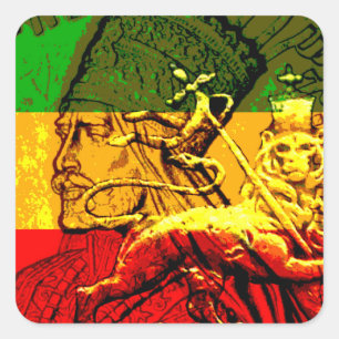 Haile Selassie King of Kings Sticker