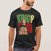 Haile Selassie King Rastafarian T-shirt (Voorkant)