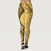 Haile Selassie Leggings Koning Juda Design (Achterkant)