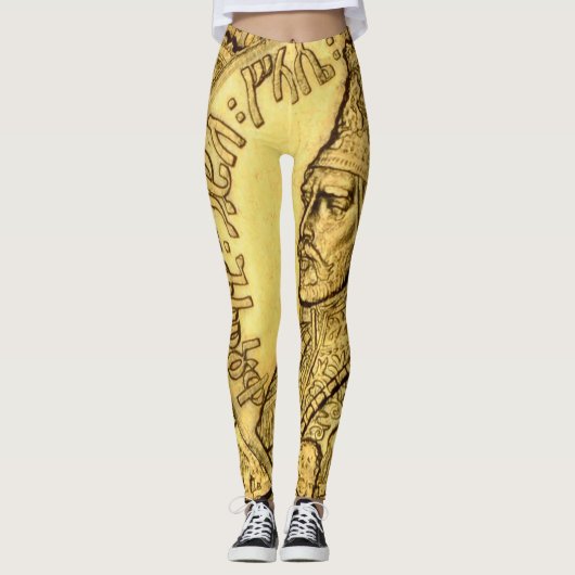 Haile Selassie Leggings Koning Juda Design (Voorkant)