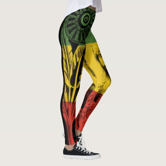 Haile Selassie Leggings Lion Judah Design (Rechts)