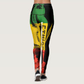 Haile Selassie Leggings Lion Judah Design (Achterkant)