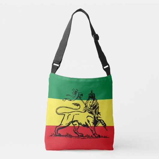 Haile Selassie - Lion of Judah - Reggae Roots Bag Crossbody Tas (Voorkant)