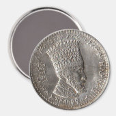 Haile Selassie Lord of Lords Classic Round Magnet (Voorkant / Achterkant)