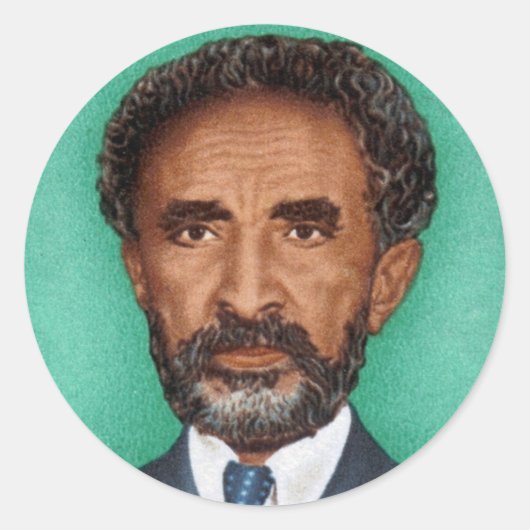 Haile Selassie - Messiah - Jah Rastafari Sticker (Voorkant)
