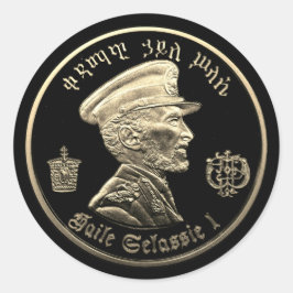 Haile Selassie - Messiah - Jah Rastafari Sticker