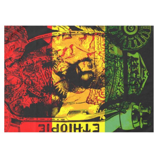 Haile Selassie Natural Mystic Tablecloth Tafelkleed (Voorkant (Horizontaal))