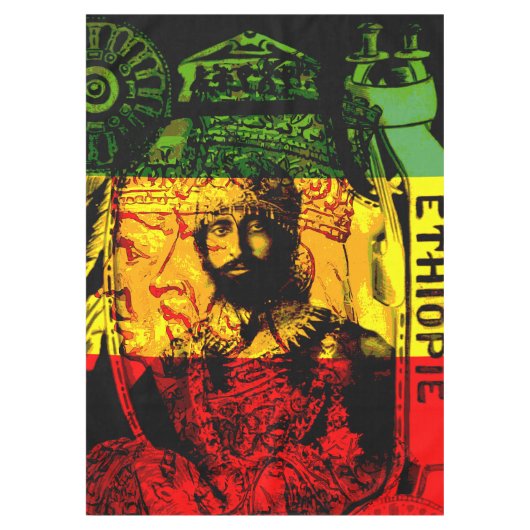 Haile Selassie Natural Mystic Tablecloth Tafelkleed (Voorkant)