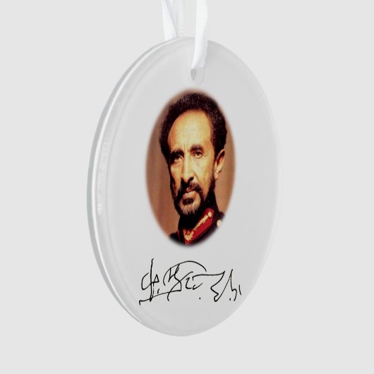 Haile Selassie Ornament (voorkant)