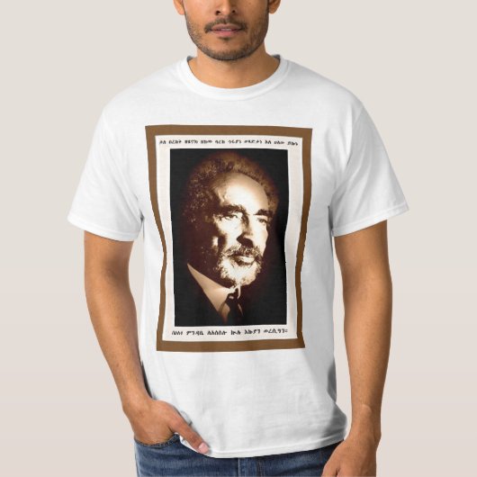 Haile Selassie Portrait Shirt (Voorkant)